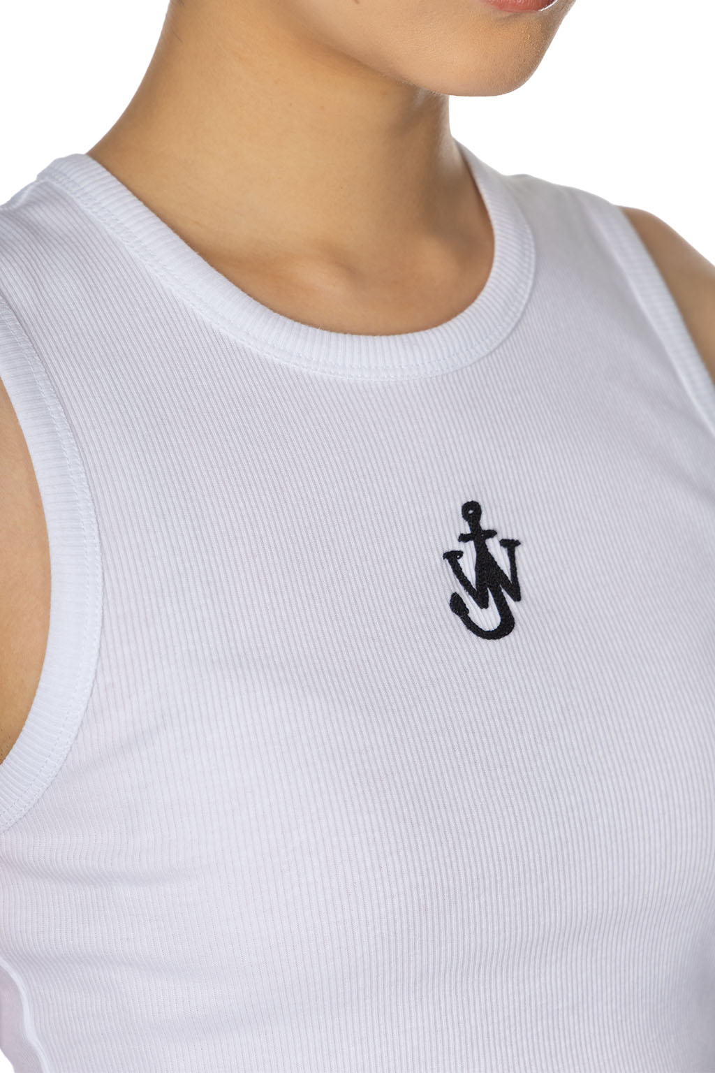 JW Anderson - Anchor Embroidery Vest - White